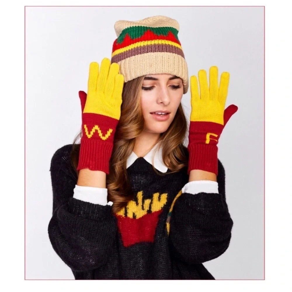 RARE Wildfox Super French Fry Gloves NWT
